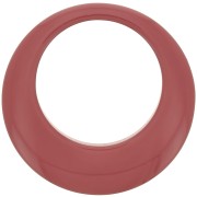 Pendente a cerchio scavato in resina opaca 50 mm - March Brown x1|raw }}