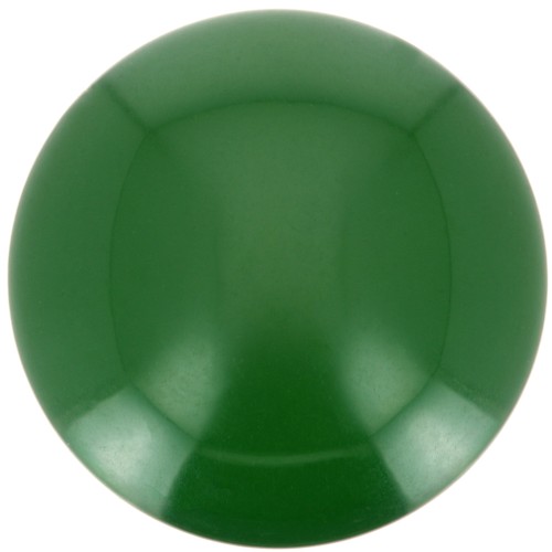 Cabochon opaco in resina 14 mm - verde scuro x1
