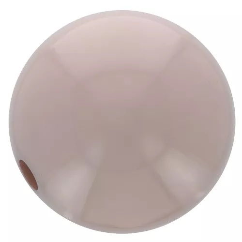 Perlina di resina opaca 12 mm - Taupe x1