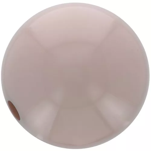 Perlina di resina opaca 14 mm - Taupe x1
