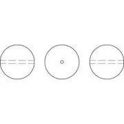 Perline PureCrystal 5810 mm. 4 Grey Pearl x20