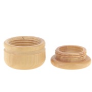 Base decorativa in legno par Puca® 32x43 mm - Jodie - Secret Box - Naturale x1