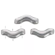 Perline in vetro Bridge 3 fori 3x12 mm - Full Labrador x10g