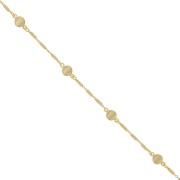 Catena con tubetti e distanziatori da 5,8 mm - Dorato x 20 cm|raw }}