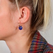 Orecchini cerchio da decorare 20 mm - Gold filled x2