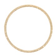 Anello chiuso diamantato 17.5 mm Gold filled x1|raw }}