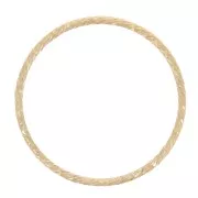 Anello chiuso diamantato 17.5 mm Gold filled x1