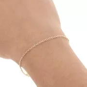 Catena Forzatina1.75 mm - Gold filled x50cm