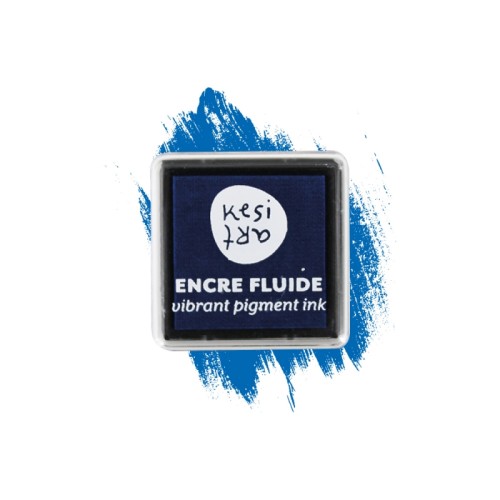Inchiostro per timbro - Inchiostro fluido a pigmenti - Cobalt - Kesi Art x1