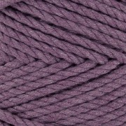 Gomitolo di cordone di cotone per macramè 5mm - Lavanda x50m