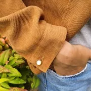 Gemelli 8 mm Argento 925 x1