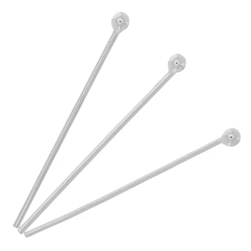 Chiodini a testa pallina 20x0.50 mm in argento 925 x10
