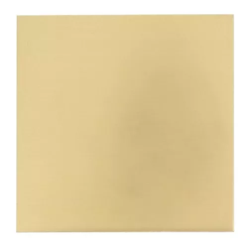 Targhetta in ottone 100x100 mm - spessore 0,8 mm - Ottone x1