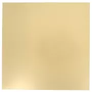 Targhetta in ottone 200x200 mm - spessore 0,8 mm - Ottone x1