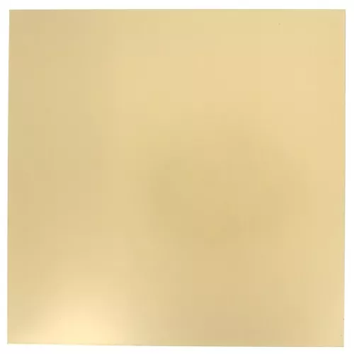 Targhetta in ottone 200x200 mm - spessore 1 mm - Ottone x1