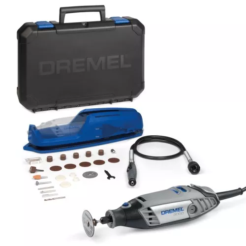 Multiutensile Rotativo Dremel Dremel 3000JS Multiutensile Rotativo - 130W, Con 25 Accessori E Albero Flessibile Attrezzo Fai Da Te - Foto 8