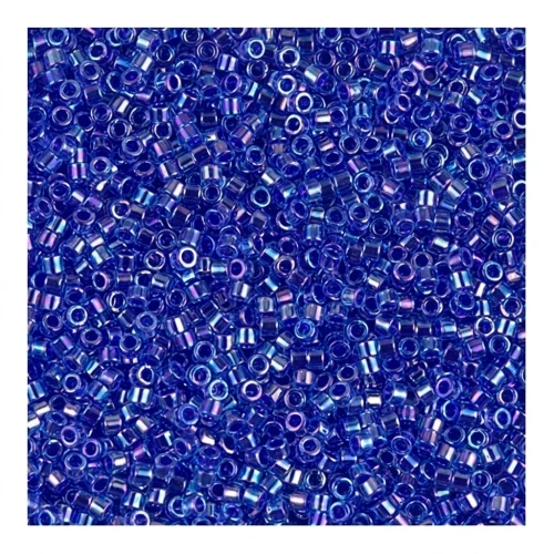 Miyuki Delica 11/0 DB0063 - Cobalt Lined Sapphire AB