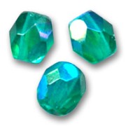 Sfaccettate mm. 4 Emerald AB x50