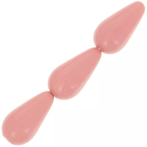 Perle Preciosa Pearshape Pearl 15x8 mm - Salmon rose x5