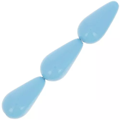 Perle Preciosa Pearshape Pearl 15x8 mm - Aqua Blue x5
