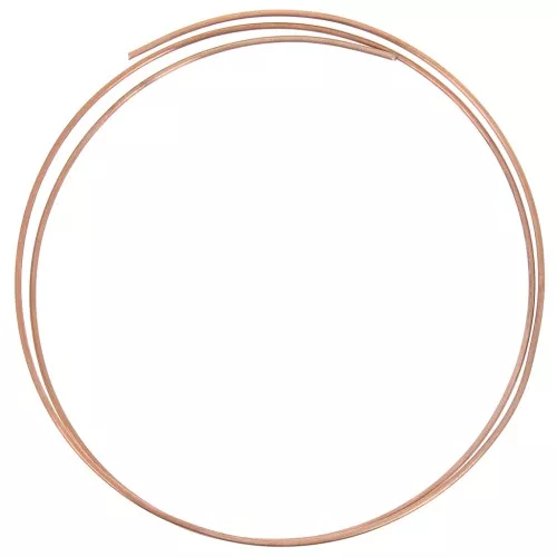 Filo ottone tondo morbido 2mm- Rame 85% per creazione di bijoux -Ottone grezzo x1m