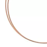 Filo ottone tondo morbido 2mm- Rame 85% per creazione di bijoux -Ottone grezzo x1m