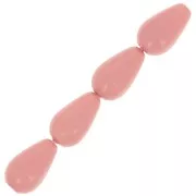 Perle Preciosa Pearshape Pearl 10x6 mm - Salmon rose x10