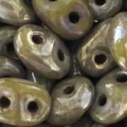 SuperDuo mm. 2.5x5 Opaque Grey Picasso x10g