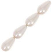 Perle Preciosa Pearshape Pearl 10x6 mm - Creamrose x10