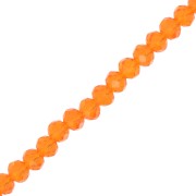Perle sfaccettate rotonde - rotonde appiattite - 6x5 mm Topazio x42cm|raw }}