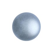 Cabochon di vetro di Puca® 14 mm - Light Blue Metallic Mat x1