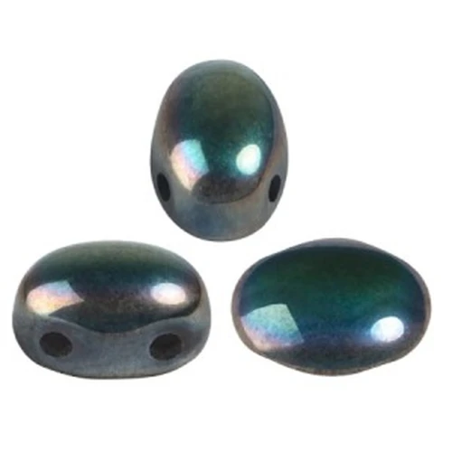 Perle in vetro Samos® di Puca® 7x5 mm Full Celsian x10g