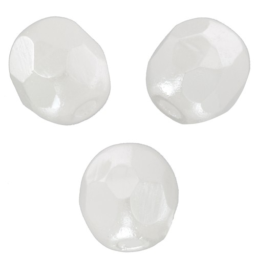 Faccette da 2 mm - Chalk White Shimmer x50