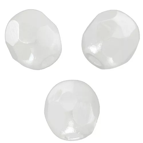 Faccette da 2 mm - Chalk White Shimmer x50