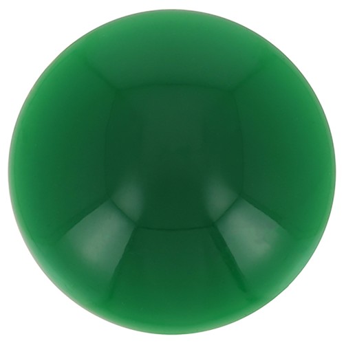 Cabochon rotondo da 14 mm in resina opaca - Verde smeraldo x1