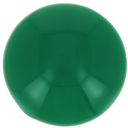 Cabochon rotondo di 14 mm in resina opaca - Verde abete x1