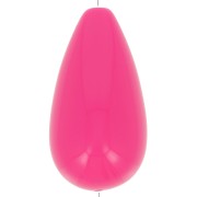 Perlina di resina a pera 26x14 mm - Rosa Fucsia x1|raw }}