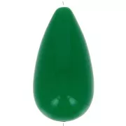 Perlina di resina a pera 26x14 mm - Verde abete x1