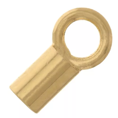 Terminali per cavo da 1,5 mm - Placcato oro x10