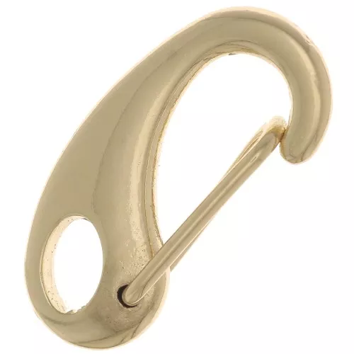 Chiusura a moschettone di sicurezza da 21 mm - Dorato x1