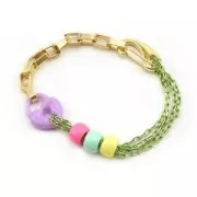 Chiusura a moschettone 21 mm - Rodio x1