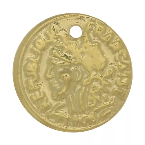 Zecchino Moneta della Repubblica Francese 10 mm - Dorato x15