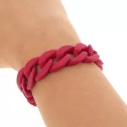 Catena acrilica 16 mm - Rosso opaco Mat x48cm