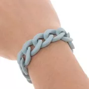 Catena acrilica 16 mm - Grigio opaco Mat x48cm