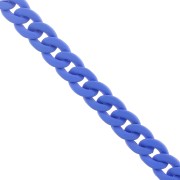 Catena acrilica 16 mm - Blu cobalto opaco Mat x48cm|raw }}