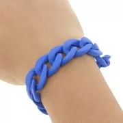 Catena acrilica 16 mm - Blu cobalto opaco Mat x48cm