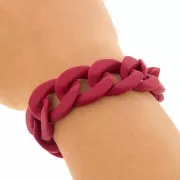 Catena acrilica 20 mm - Rosso opaco Mat x48cm