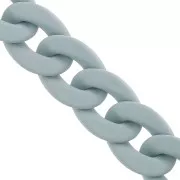 Catena acrilica 20 mm - Grigio opaco Mat x48cm