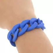 Catena acrilica 20 mm - Blu cobalto opaco Mat x48cm