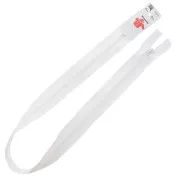 Chiusura lampo iniettata non separabile 60 cm - Bianco x1
